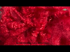 Hafif A Sınıfı Çiğ Beyaz Erkek Yapılmış Staple Fiber 51mm Düşük Erime Poliester Fiber