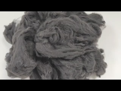 Çürük Staple Polyester Fiber 6.67D Siyah Adam Yaptığı Matras için Staple Fiber