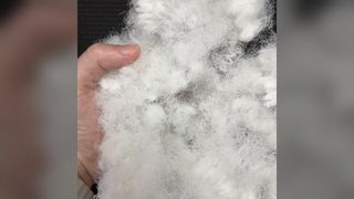 60D×76MM Yüksek Mukavemetli İçi Boş Kesikli Elyaf, Parlatma ve Ovma için Sert Kaba Elyaf