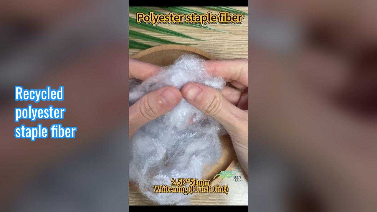 İyi bir fiyat. Geri dönüştürülmüş polyester elyaf 2.5D Beyazlatma (mavimsi renk tonu) İplik yapımına uygun Yüksek kaliteli ham maddeler çevrimiçi