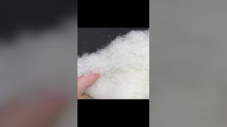 Bakire Sert Sert Pamuk Elyaf, Yüksek Kıvrımlı Mobilya Desteği Tekstil Hammaddesi