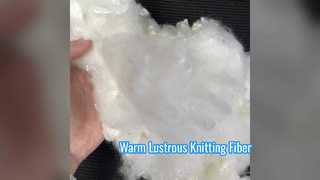 Yüksek Parlaklık 1.2D 38MM Akrilik Elyaf, Örgü İpliği ve Konfeksiyon Yapımı için Sıcak Işığa Dayanıklı Fiber