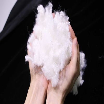 satın al Dönüştürülmüş Polyester Staple Fiber 51mm Kabuksuz Kumaşlar İçin Çürük Fiber Doldurma Çevrimiçi üretim