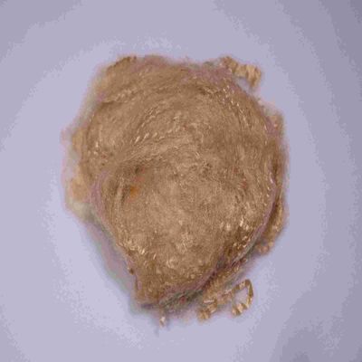 satın al Endüstriyel kullanım için geri dönüştürülmüş PET 4080 4D Kısa Staple Fiber 64mm Kahverengi Çevrimiçi üretim