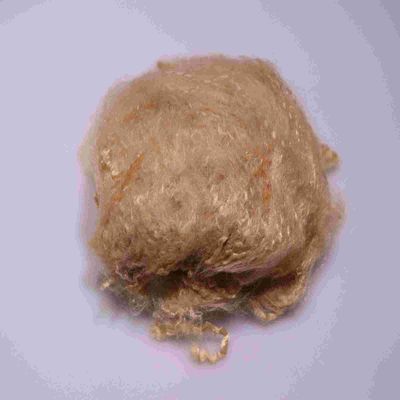 satın al Kahverengi Geri Dönüştürülmüş Kısa Staple Fiber 64mm Düşük Erime PSF Poliester Malzemesi Çevrimiçi üretim