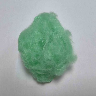 satın al PET Geri Dönüştürülmüş Poliester Staple Fiber 51mm Yeşil PSF Dolu Oyuncaklar İçin Çevrimiçi üretim