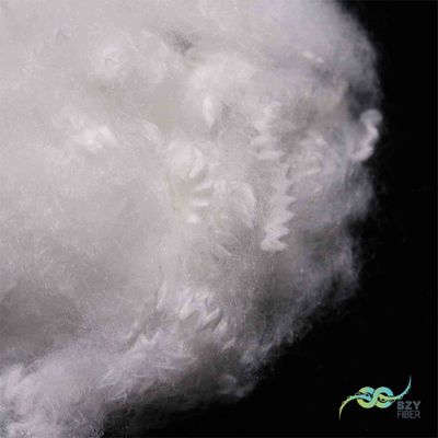 satın al Geri dönüştürülmüş yangın geçirmez lif A1 Beyaz Poliester Fiber Mükemmel yangın geçirmez özellikleri Çevrimiçi üretim