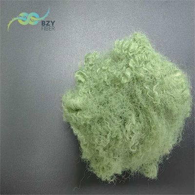satın al Renkli Polyester Fiber 15D Silikonize Yeşil Polyester Staple Fiber For Quilt Çevrimiçi üretim