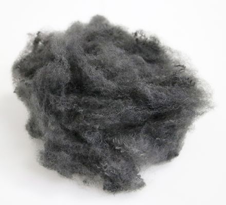 İyi bir fiyat. Virgin Polyester Staple Fiber 8.89D 65mm Automotive İç mekanlar için Gri çevrimiçi