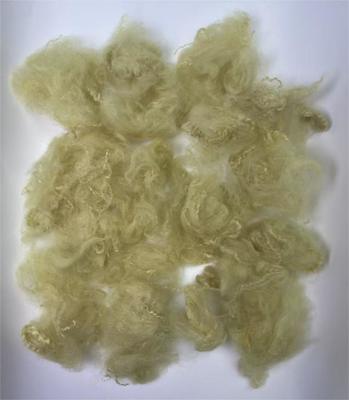 İyi bir fiyat. Geri dönüştürülmüş Polyester Staple Fiber 38-64mm Fiber Cut Uzunluğu 0.4% Nem Geri Kazanma Açık Develer Rengi çevrimiçi