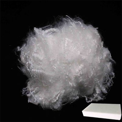 Katı pamuk düşük erime noktası poliester sentetik lif 51mm Padding için