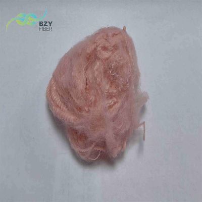 İyi bir fiyat. Pembe A Sınıfı Staple Fiber Polyester Silikonize Etmemiş Polyester Fiber Doldurma çevrimiçi