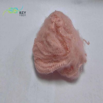 İyi bir fiyat. Çevre dostu pembe polyester staple fiber yapay polyester fiber doldurma çevrimiçi
