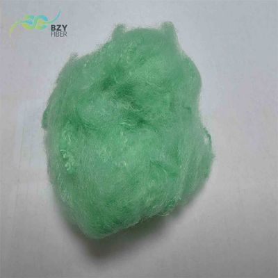 İyi bir fiyat. Geri dönüştürülmüş PET Polyester Staple Fibres Yeşil 2.5D PSF Yaprak Üretimi için çevrimiçi