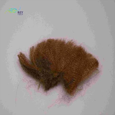 İyi bir fiyat. Kahverengi Polyester Staple Fiber 4080 Doldurulmuş Oyuncaklar Çürük Polyester Fiber çevrimiçi