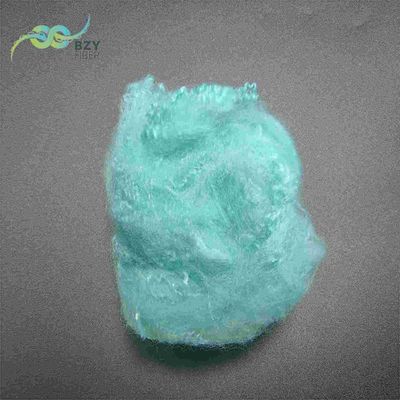 İyi bir fiyat. Yenilenmiş Polyester Staple Fiber Açık Mavi Dope Padding için 2.5D PSF Boyalı çevrimiçi