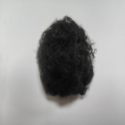 İyi bir fiyat. Nem Çeken Geri Dönüştürülmüş Polyester Elyaf 1.4D 38mm Siyah Daha İyi Kıvrımlı çevrimiçi