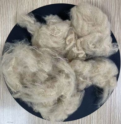 İyi bir fiyat. Geri dönüştürülmüş polyester staple fiber 5D 51mm Beige Grade A çevrimiçi