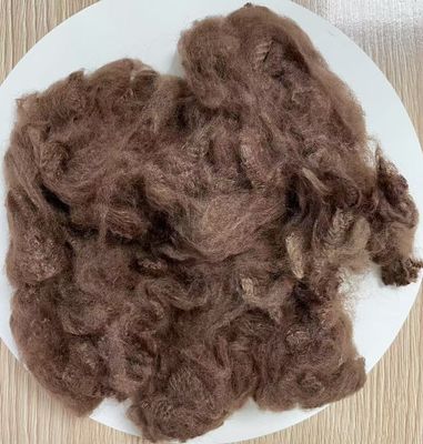 İyi bir fiyat. Geri Dönüşümlü Polyester Elyaf 2.5D 51mm Kahve Rengi çevrimiçi