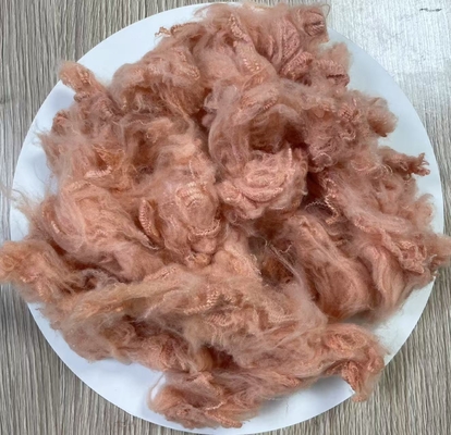 İyi bir fiyat. Renkli Dope Boyalı Polyester Fiber 1.5D Yüksek Kırılma Direnci çevrimiçi