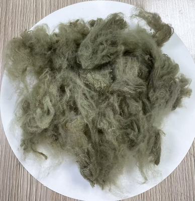 İyi bir fiyat. Recycled Polyester Staple Fiber with 255-265°C Melting Point and Last Fastener 4 Or Above in Army Green çevrimiçi