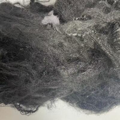 Black 3D*65mm Polypropylene Staple Fiber with Acid and Alkali Corrosion Resistance and Waterproof Wear-Resistant Properties