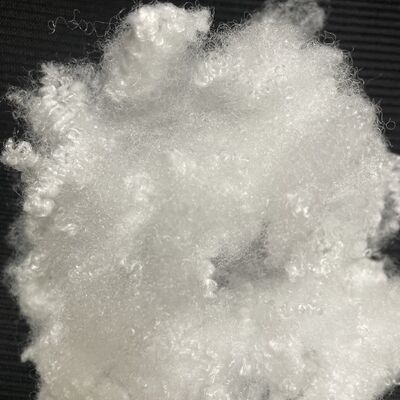 15Dx64mm Alev Geciktirici Geri Dönüştürülmüş Yangın Geciktirici İçi Boş Elyaf Güvenlik Tekstili Dolgusu İçin