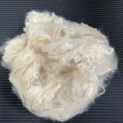 Off-White Low-Melt Fiber 4D × 51mm, Özellikler özelleştirilebilir Otomotiv İç Çıkamalı malzemeler için Sabit Bağlama