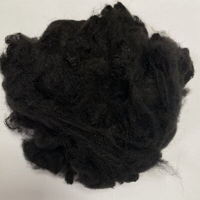 5.5D * 51mm Siyah Felt ES lif Ses geçirmez ve Yüksek Renkli Felt Staple Fiber Yumuşak ve Pürüzlü Hız Specifikasyonları özelleştirilebilir